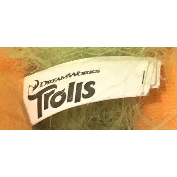 DreamWorks Trolls Fuzzbert Hug 'N Plush 12" Green Hairy Stuffed Animal Toy - Picture 8 of 9